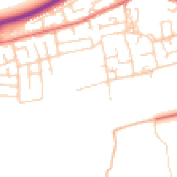 Daytime road noise heatmap for PR4 1SL