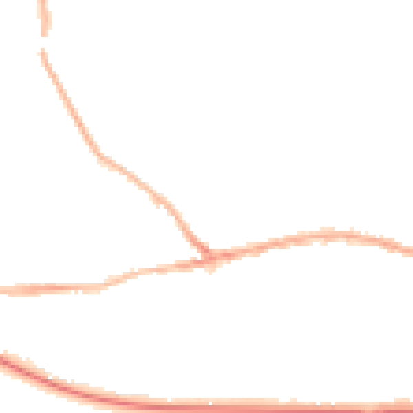 Night-time road noise heatmap for PR4 2AQ