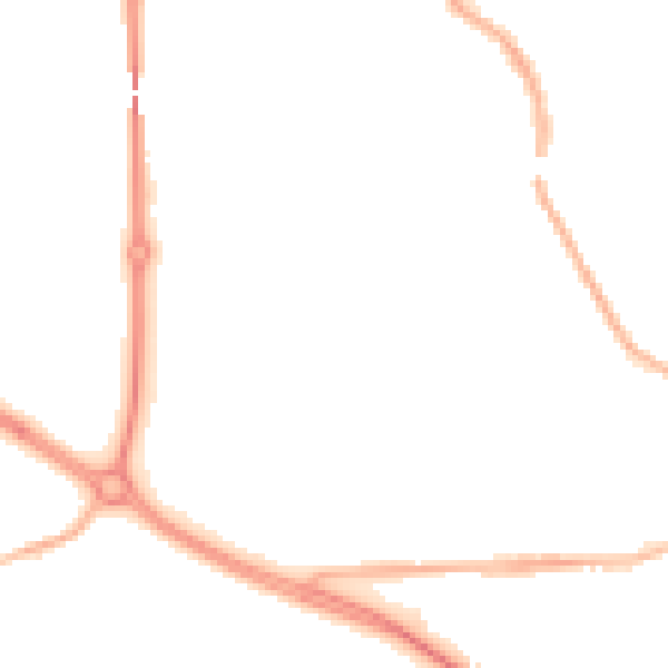 Night-time road noise heatmap for PR4 2DR