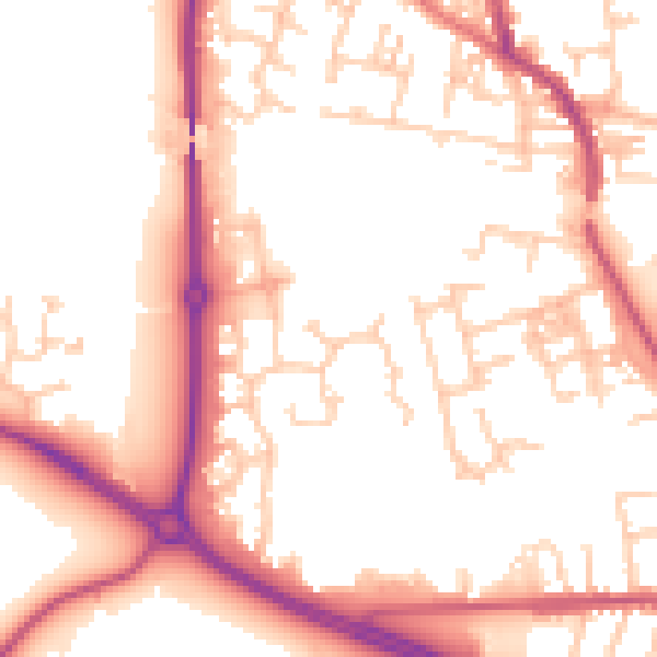 Daytime road noise heatmap for PR4 2DT