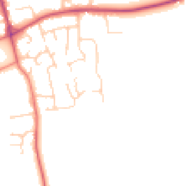 Daytime road noise heatmap for PR4 2FE