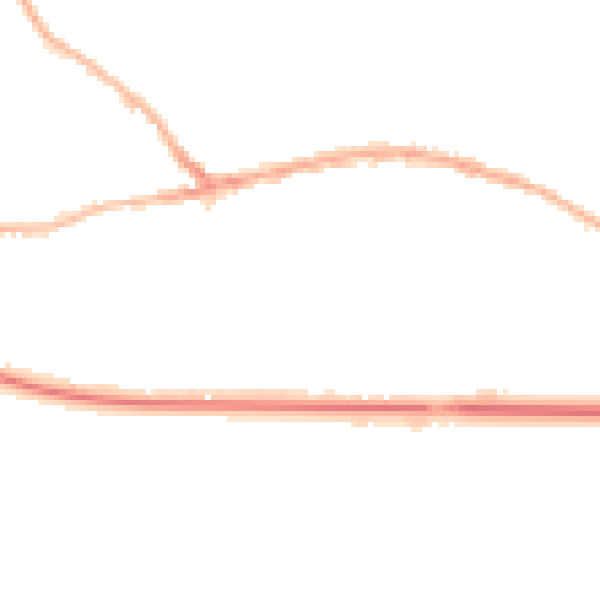Night-time road noise heatmap for PR4 2UH