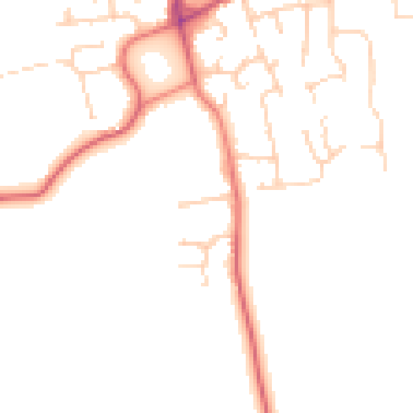 Daytime road noise heatmap for PR4 2WL