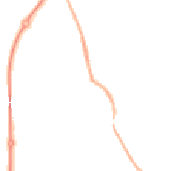 Night-time road noise heatmap for PR4 3BN