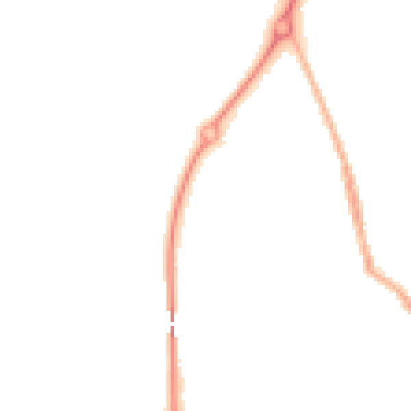 Night-time road noise heatmap for PR4 3DG