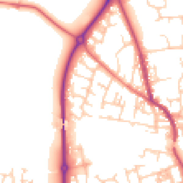 Daytime road noise heatmap for PR4 3DS