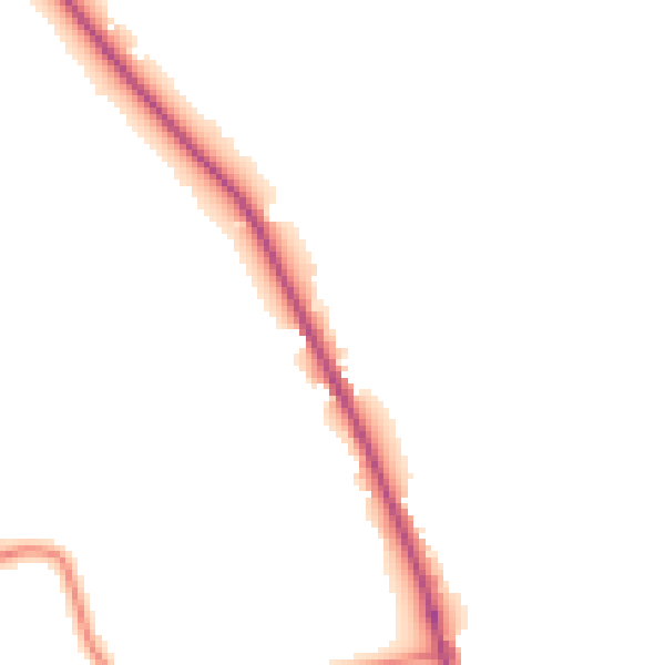 Daytime road noise heatmap for PR4 3HJ