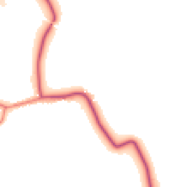 Daytime road noise heatmap for PR4 3LT