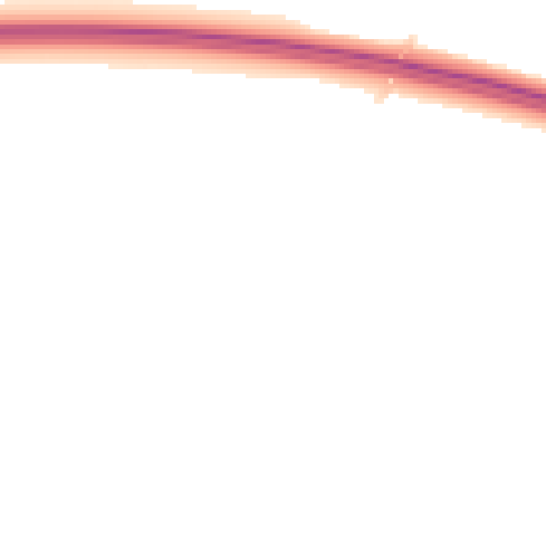 Night-time road noise heatmap for PR4 3SH