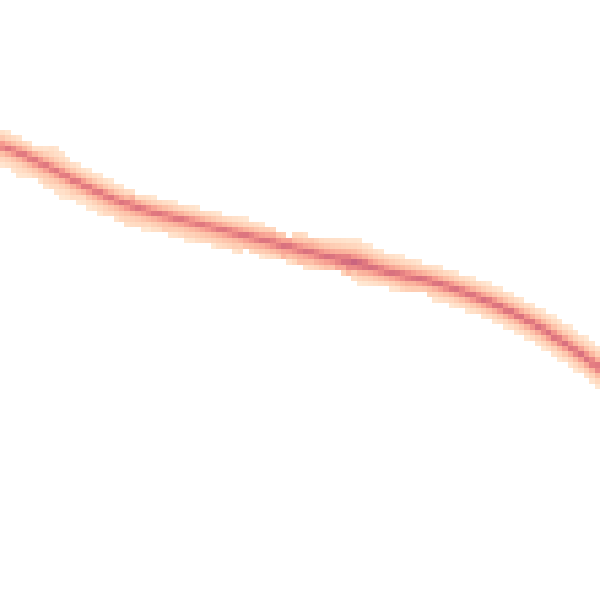 Night-time road noise heatmap for PR4 3TJ