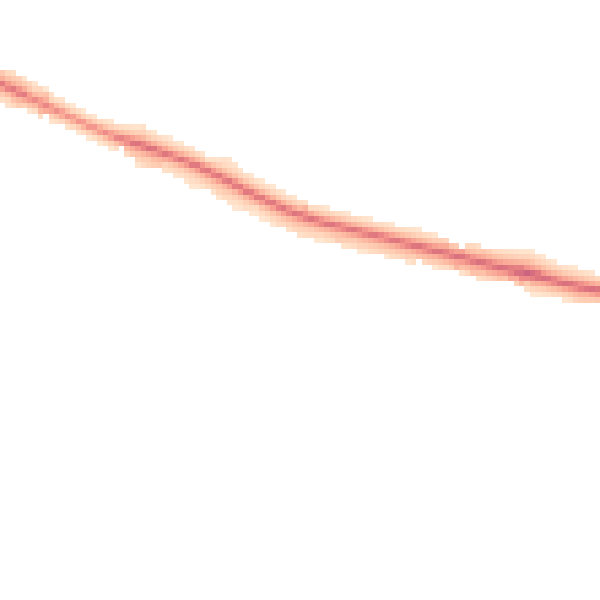 Night-time road noise heatmap for PR4 3TU