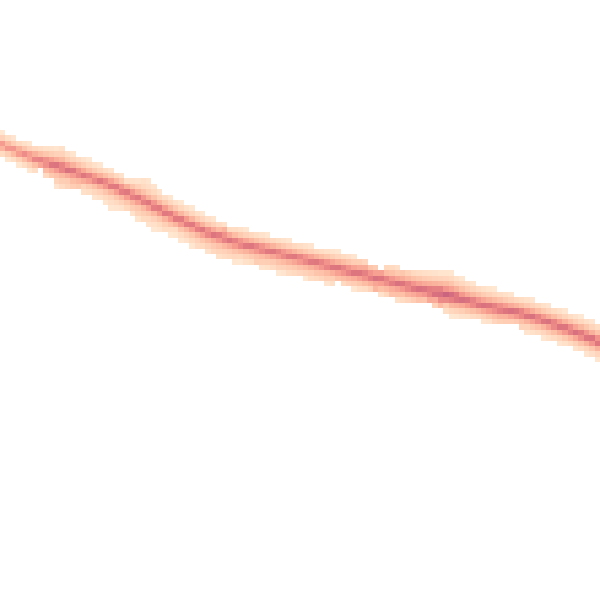 Night-time road noise heatmap for PR4 3TZ
