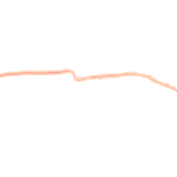 Night-time road noise heatmap for PR4 3US