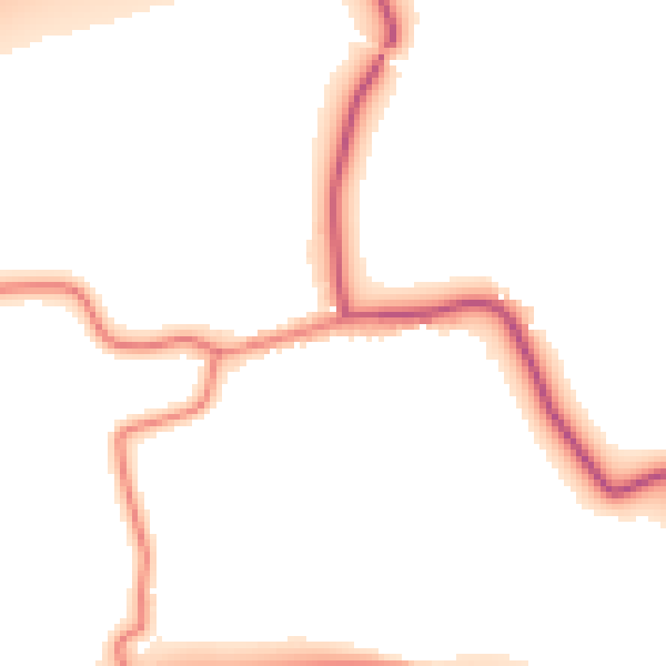 Daytime road noise heatmap for PR4 3WE