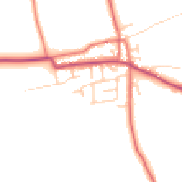 Daytime road noise heatmap for PR4 3XL