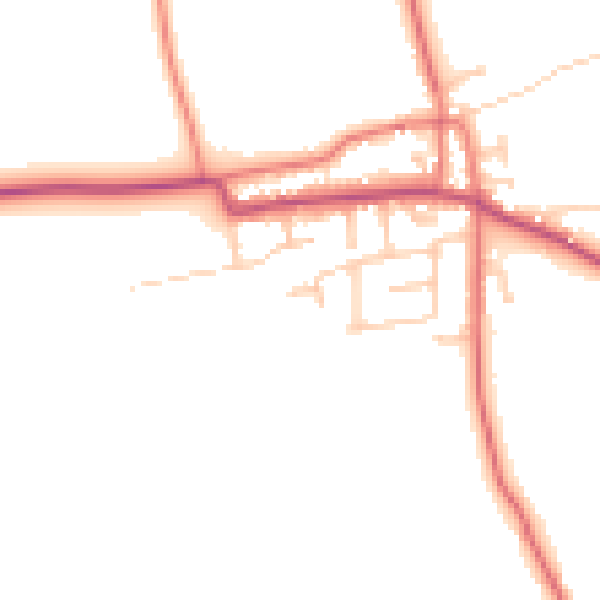 Daytime road noise heatmap for PR4 3ZR