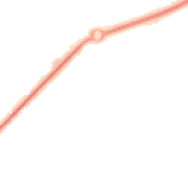 Night-time road noise heatmap for PR4 4GD
