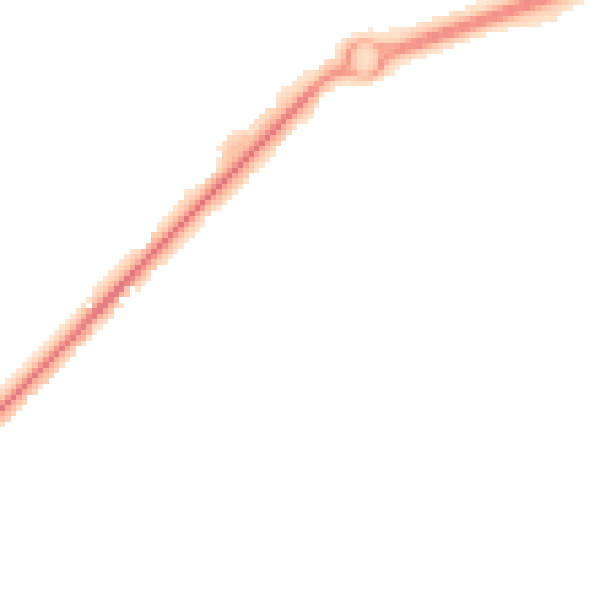Night-time road noise heatmap for PR4 4GG