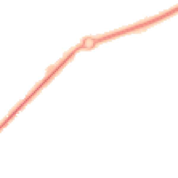 Night-time road noise heatmap for PR4 4QD