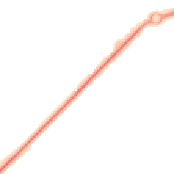 Night-time road noise heatmap for PR4 4RD