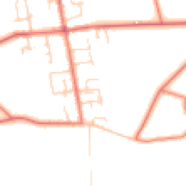 Daytime road noise heatmap for PR4 4XL