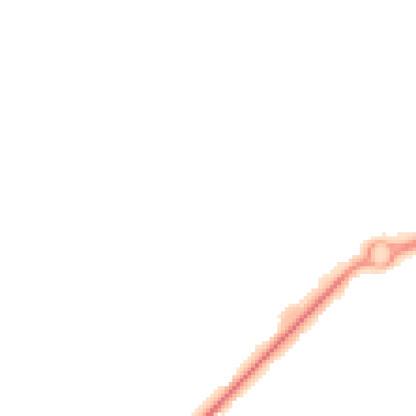 Night-time road noise heatmap for PR4 5LE