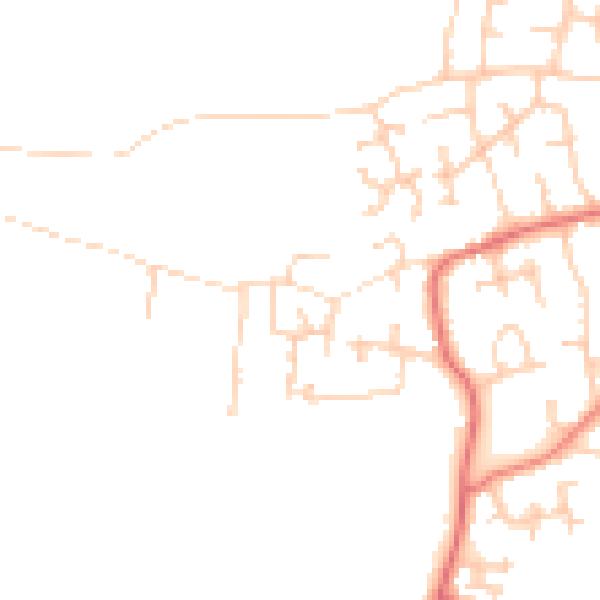 Daytime road noise heatmap for PR4 5ZR