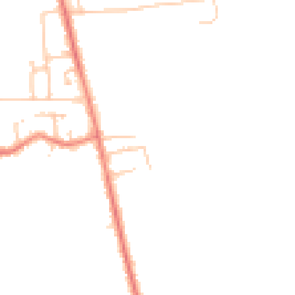 Daytime road noise heatmap for PR4 6FP