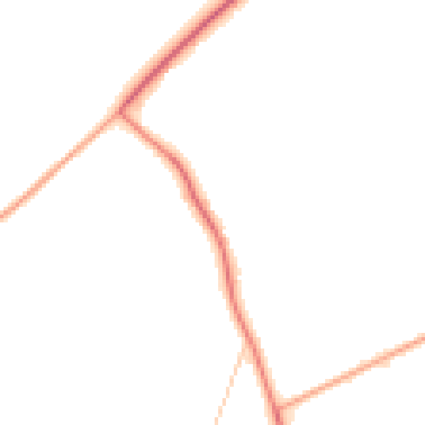 Daytime road noise heatmap for PR4 6XL