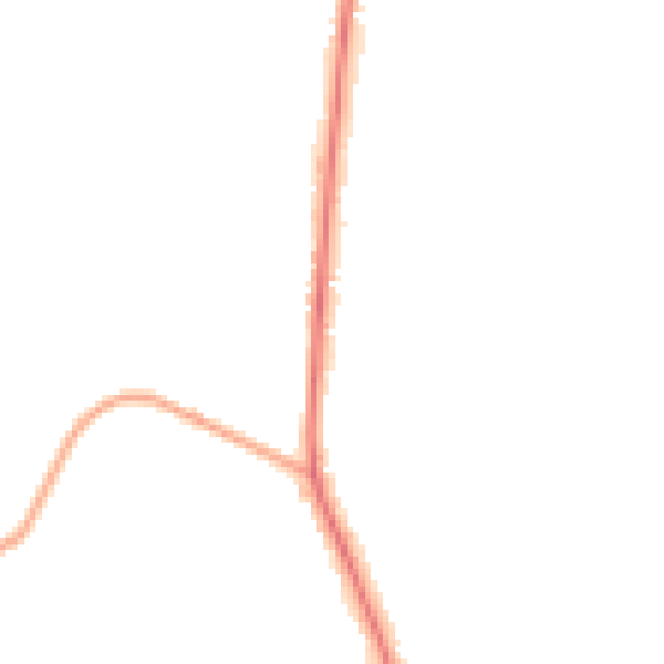 Night-time road noise heatmap for PR6 7HN