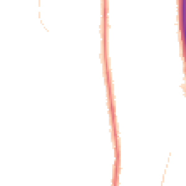 Night-time road noise heatmap for PR6 7QG