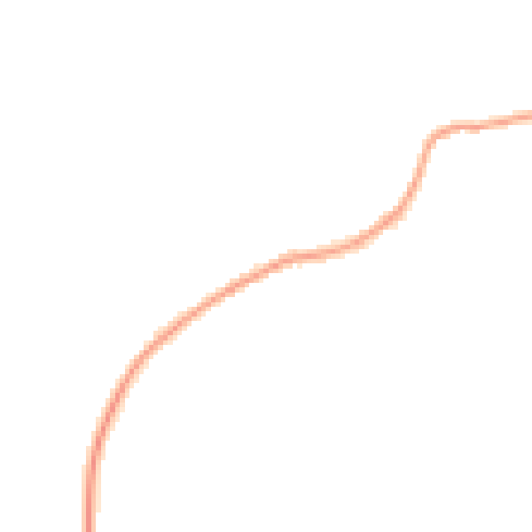 Night-time road noise heatmap for PR6 8HP