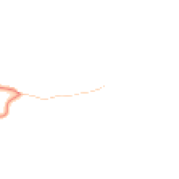 Daytime road noise heatmap for PR6 9DE