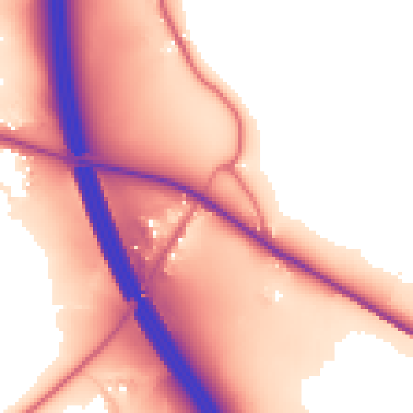 Daytime road noise heatmap for PR6 9HH