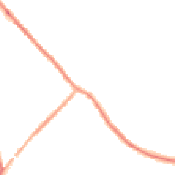 Night-time road noise heatmap for PR6 9NJ