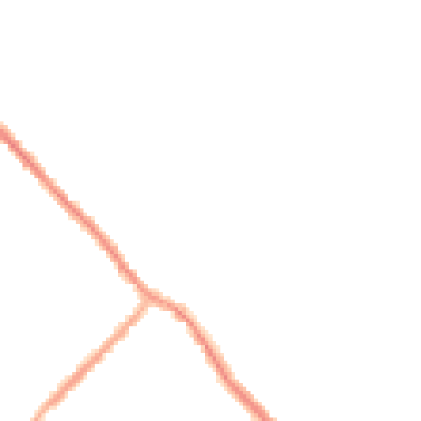 Night-time road noise heatmap for PR6 9NY