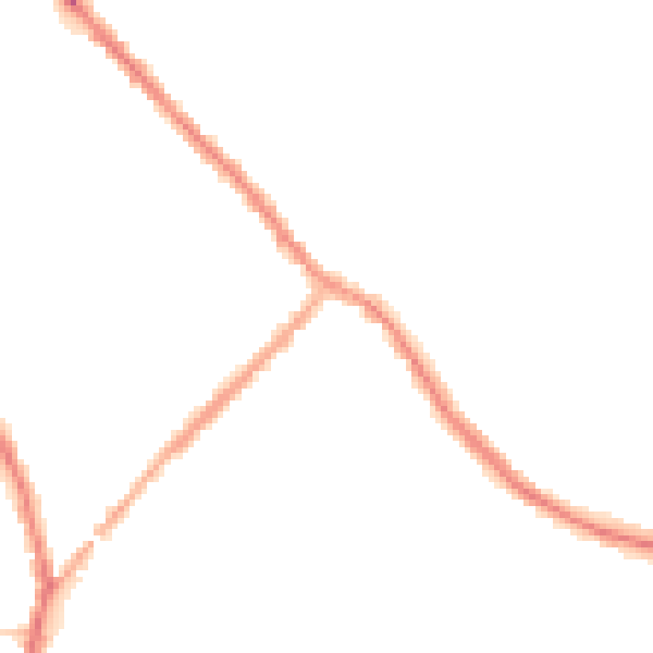 Night-time road noise heatmap for PR6 9PR