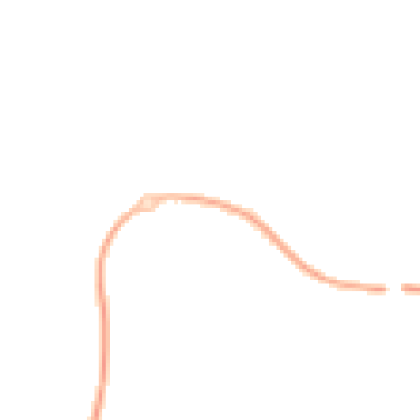 Night-time road noise heatmap for PR7 1BF