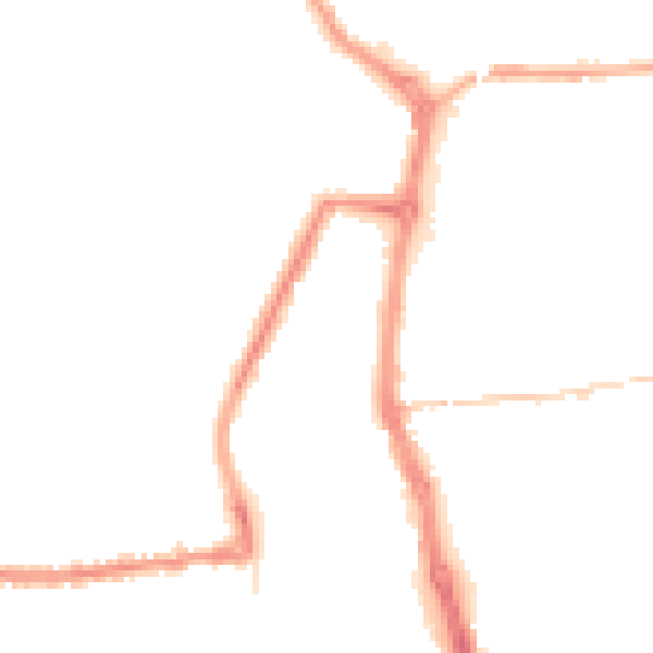 Night-time road noise heatmap for PR7 1EQ