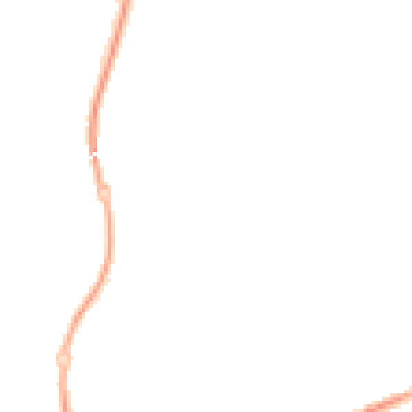 Night-time road noise heatmap for PR7 2FS