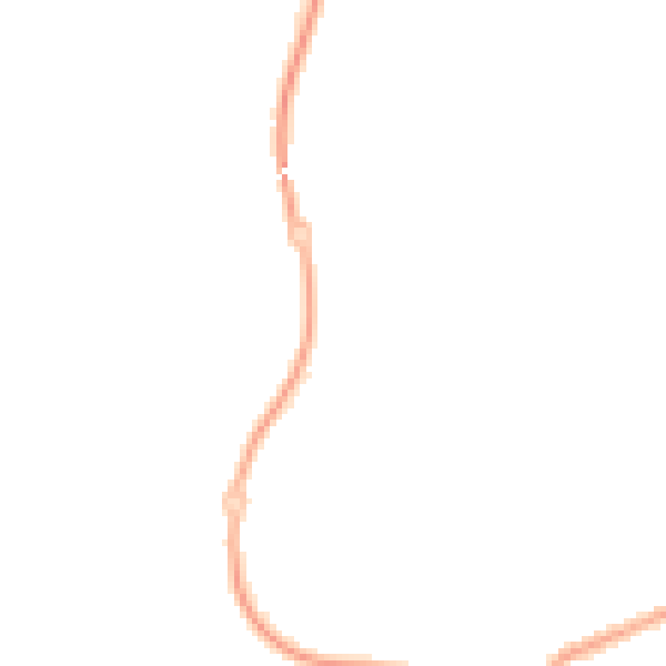 Night-time road noise heatmap for PR7 2WF