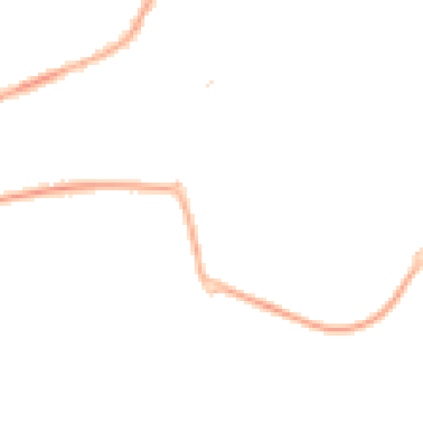 Night-time road noise heatmap for PR7 3LR