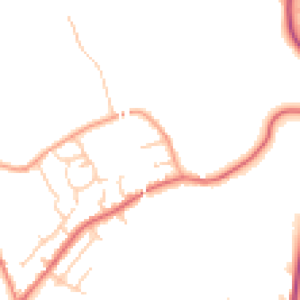 Daytime road noise heatmap for PR7 3RD