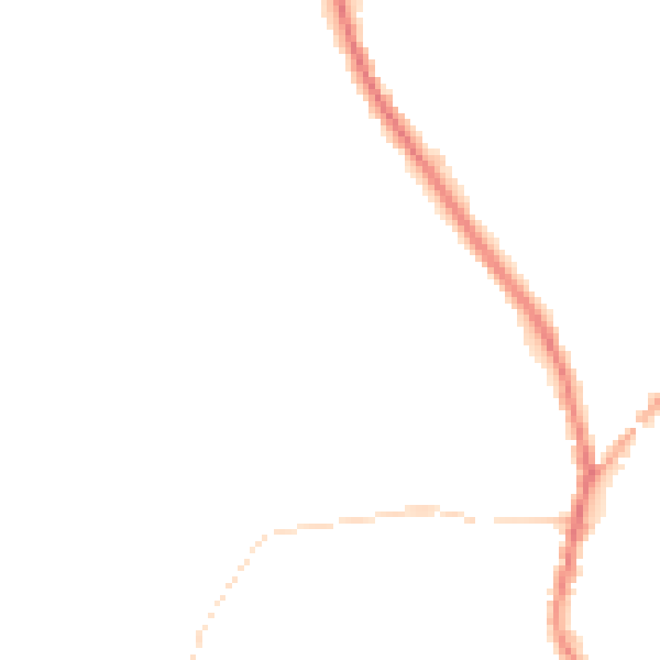 Night-time road noise heatmap for PR7 4DQ
