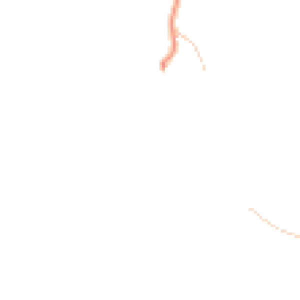 Daytime road noise heatmap for PR7 4DU