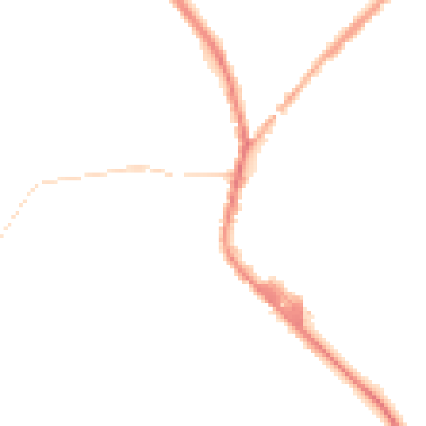 Night-time road noise heatmap for PR7 4HQ