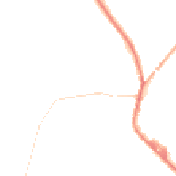 Night-time road noise heatmap for PR7 4JD