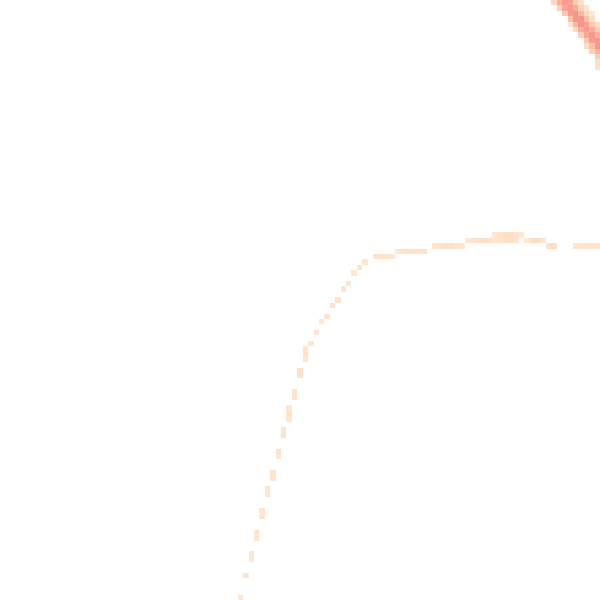 Night-time road noise heatmap for PR7 4JU