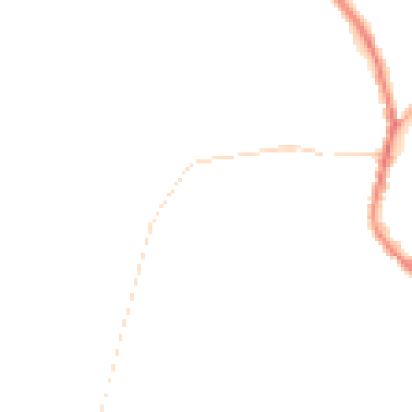 Night-time road noise heatmap for PR7 4JZ