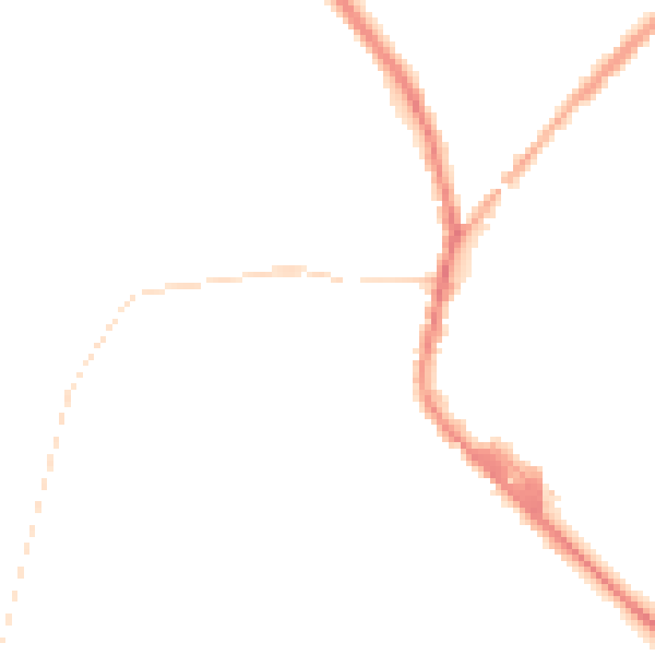 Night-time road noise heatmap for PR7 4LE